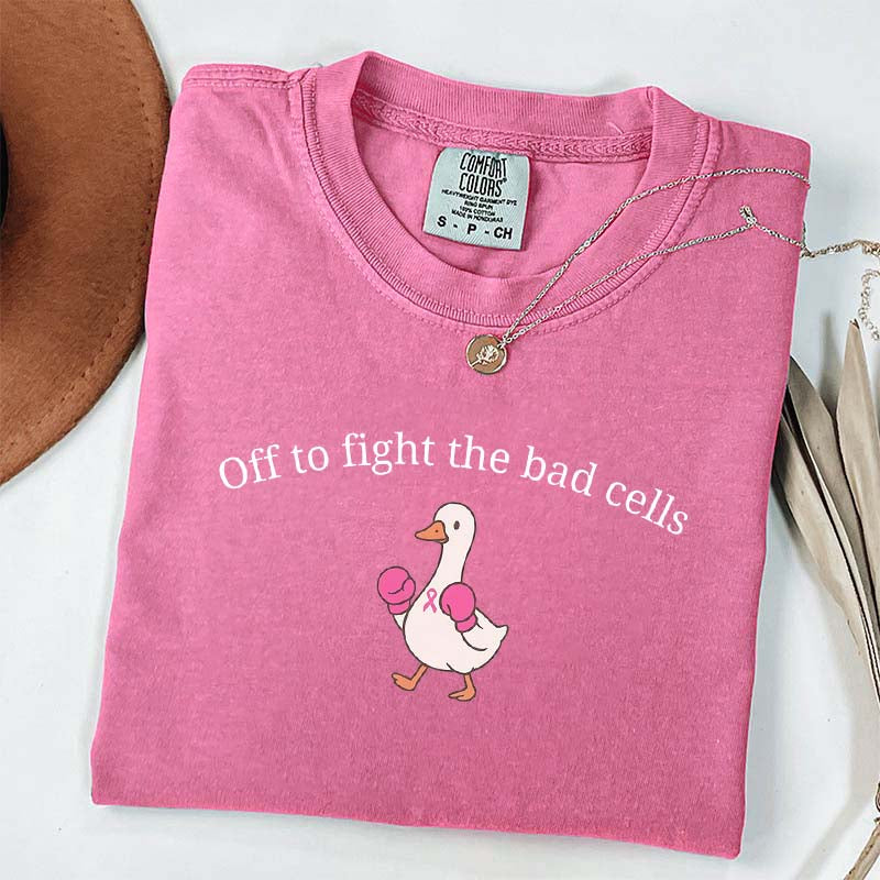 Off To Fight The Bad Cells T-Shirt