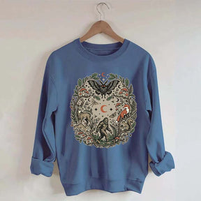 Forest Friends Cryptid Mothman Bigfoot Sweatshirt