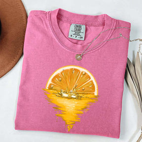 Orange Sunset Fruit Lover T-Shirt