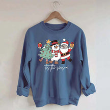 Tis The Season Santa Tree Sweatshirt