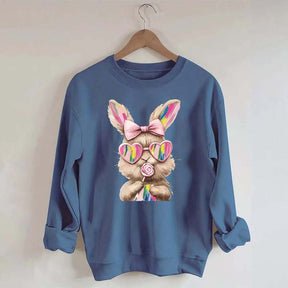 Stylish Bunny Easter Sweatshirt