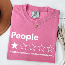 People One Star Review T-Shirt