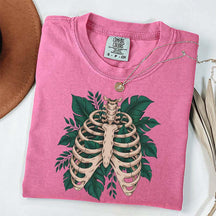 Skeleton Green Plant T-Shirt