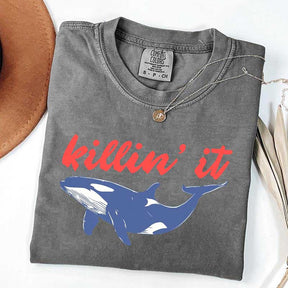 'Killin' It' Whale T-Shirt