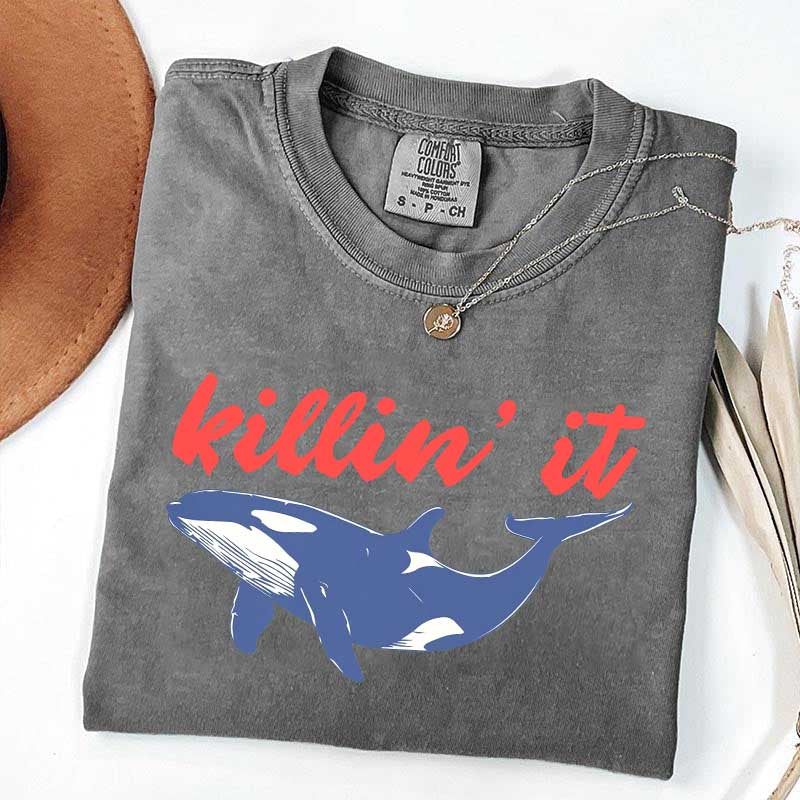 'Killin' It' Whale T-Shirt