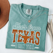 Comfort Colors She's From Texas T-Shirt