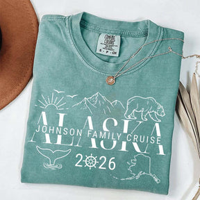 Custom Alaska Cruise Group Matching Vacation T-Shirt