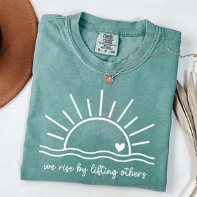 We Rise By Lifting Others Simple T-Shirt