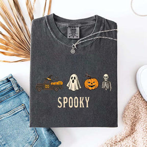 Pumpkin Season Girly Spooky Halloween T-Shirt