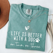 Minimalist Life Is Better With A Dog T-Shirt