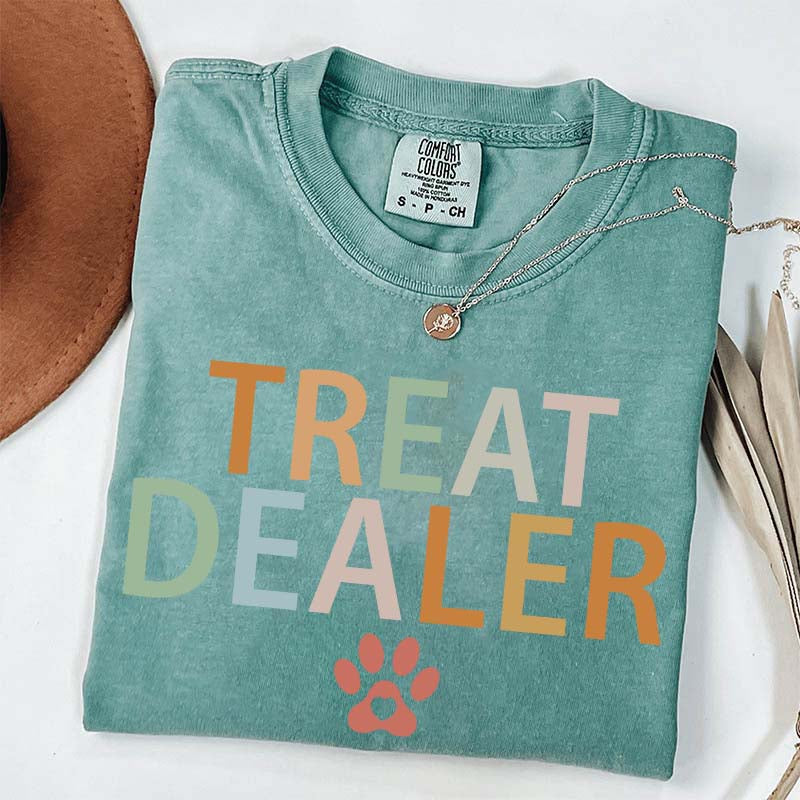Comfort Colors Treat Dealer Dog T-Shirt