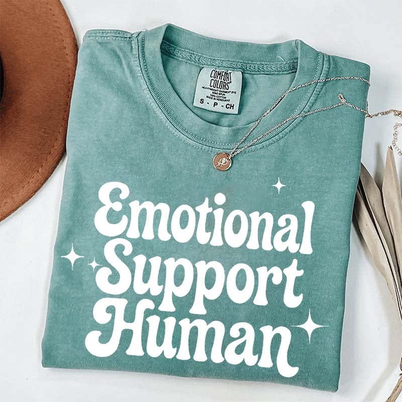 Emotional Support Human Minimalist T-Shirt