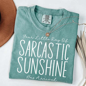 Your Little Ray of Sarcastic Sunshine Has Arrived Simple T-Shirt