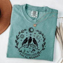 Support Your Local Murder Sun And Moon T-Shirt