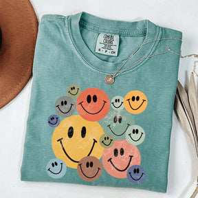 Retro Smiley Faces T-Shirt