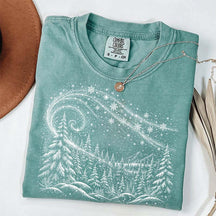 Vintage Winter Forest Comfort Colors T-Shirt