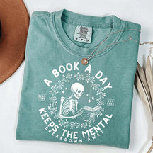 A Book a Day Skeleton T-Shirt