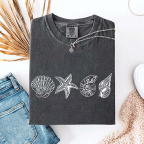 Seashell Coastal Aesthetic T-Shirt