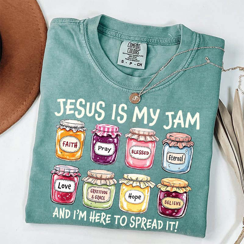 Funny Jesus Is My Jam Religous T-Shirt