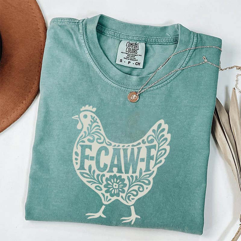 F-CAW-F Farm Animal Chicken T-Shirt