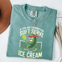 Soft Serve Pickleball Joke T-Shirt