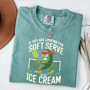 Soft Serve Pickleball Joke T-Shirt