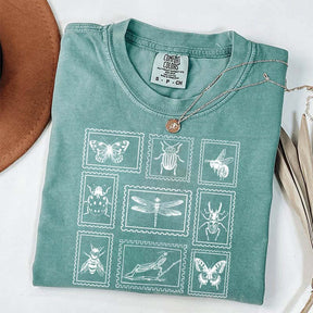 Insect Stamp Vintage Bug Lover T-Shirt