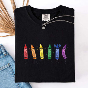 Funny Teacher Life Happy Doodle Back To School T-Shirt