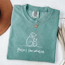 Protect Animals Dog Cat Lover T-Shirt