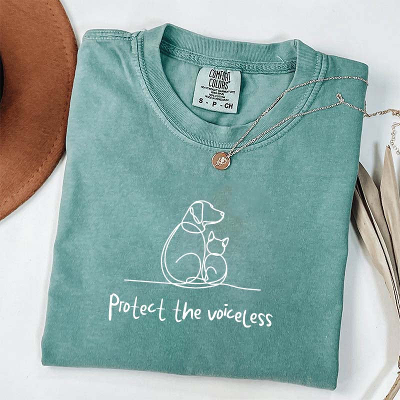 Protect Animals Dog Cat Lover T-Shirt