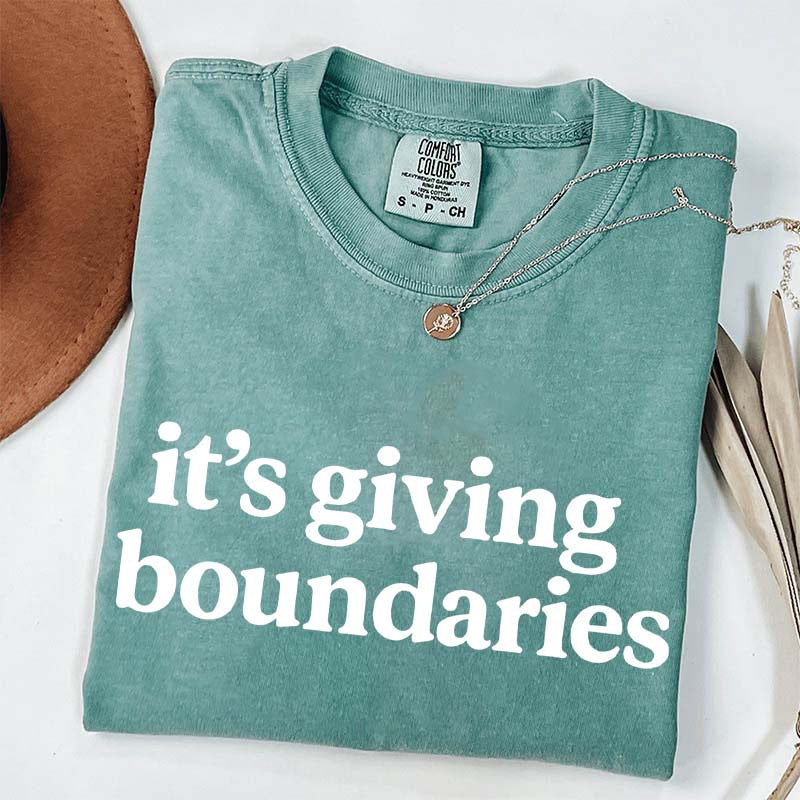 It's Giving Boundaries T-Shirt