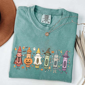 Happy Doodle Back To School Ghost T-Shirt