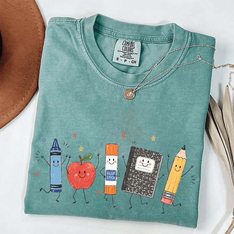 Funny Teacher Life School Supplies T-Shirt
