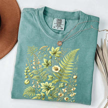 Botanical Fern & Wildflowe T-Shirt
