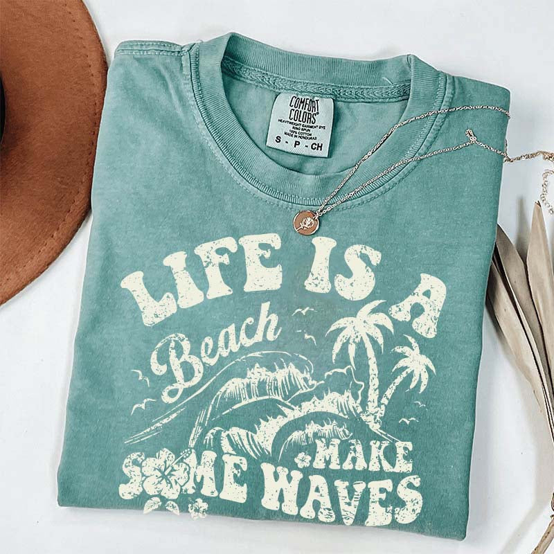 Comfort Colors Beach Graphic T-Shirt
