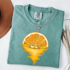 Orange Sunset Fruit Lover T-Shirt
