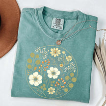Wildflower Vintage Floral Ring T-Shirt