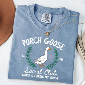 Porch Goose Social Club Est 1983 T-Shirt
