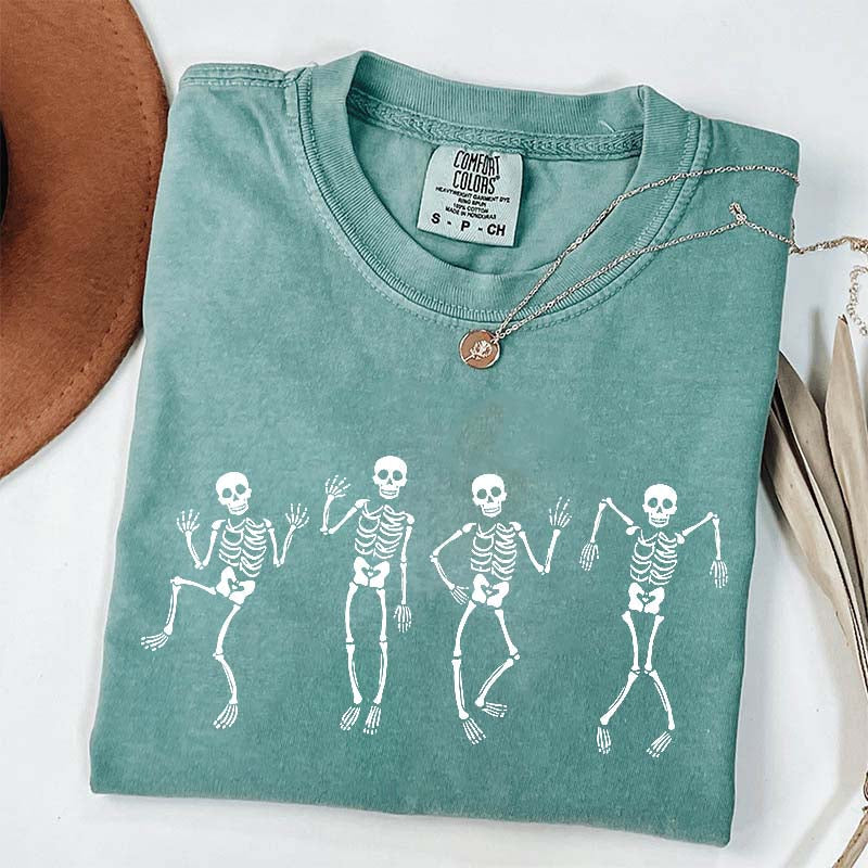 Comfort Colors Minimalist Dancing Skeleton T-Shirt