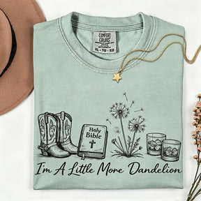 Dandelion Comfort Colors Graphic Western T-Shirt