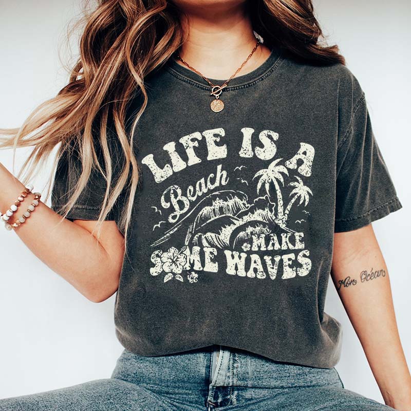 Comfort Colors Beach Graphic T-Shirt
