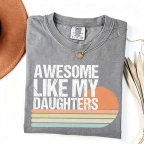 Awesome Like My Daughters Retro T-Shirt