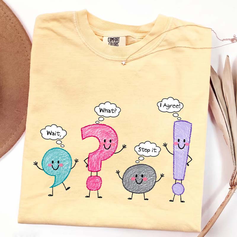 Punctuation English Teacher T-Shirt