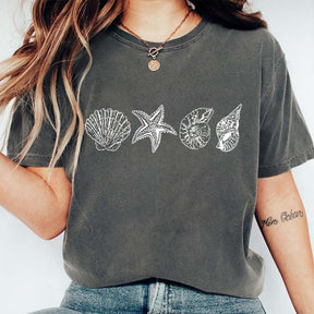 Seashell Coastal Aesthetic T-Shirt