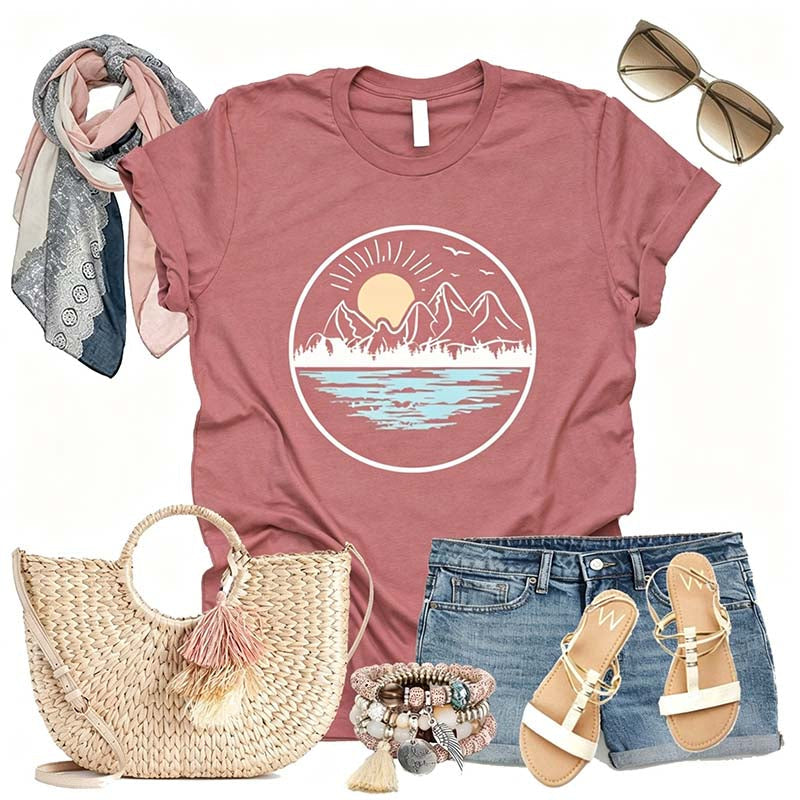 Mountain Lake Nature Lover T-Shirt