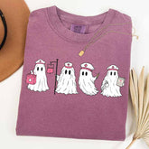 Ghost Nurse Halloween Spooky T-Shirt