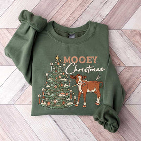 Western Mooey Christmas Sweatshirt