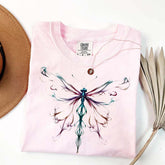 Comfort Color Bright Golden Butterfly T-Shirt