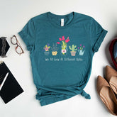 We All Grow At Different Rates Teacher T-Shirt