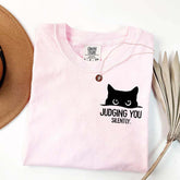Judging You Silently Cat T-Shirt